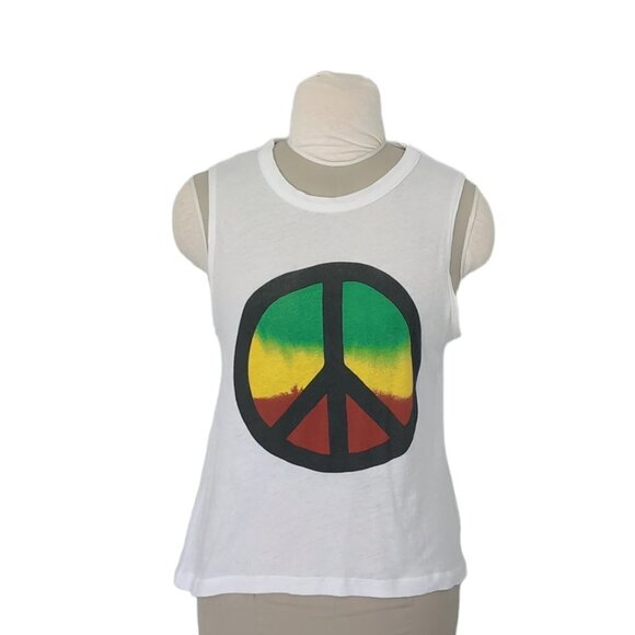 Chaser Peace Sign Tank Top - Picture 1 of 4